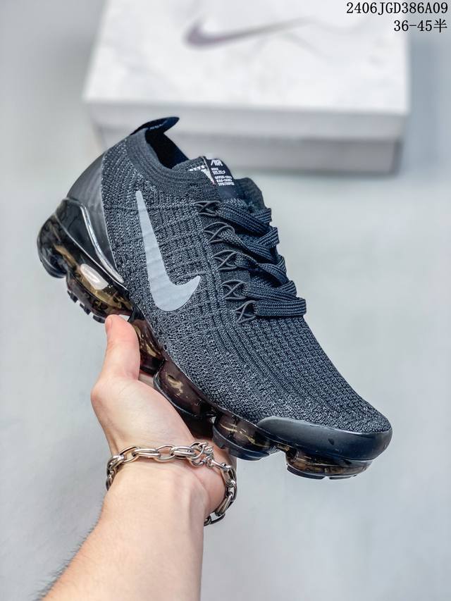 真标 nike耐克男鞋air Vapormax全掌气垫女鞋缓震网面运动跑步鞋942842 尺码：36-45半 36-40半 编码：06Jgd386A09