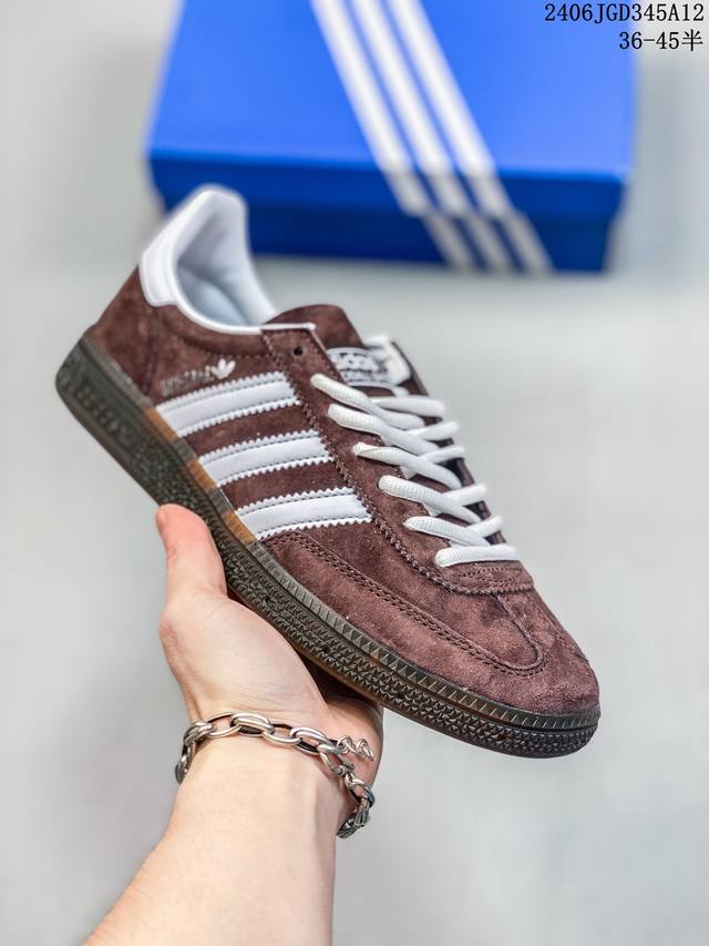 公司级阿迪达斯adidas Originals Handball Spzl 手球运动员系列百搭休闲运动板鞋 货号:Gx6989 尺码：36 36 37 38 3