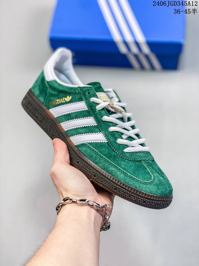 公司级阿迪达斯adidas Originals Handball Spzl 手球运动员系列百搭休闲运动板鞋 货号:Gx6989 尺码：36 36 37 38 3