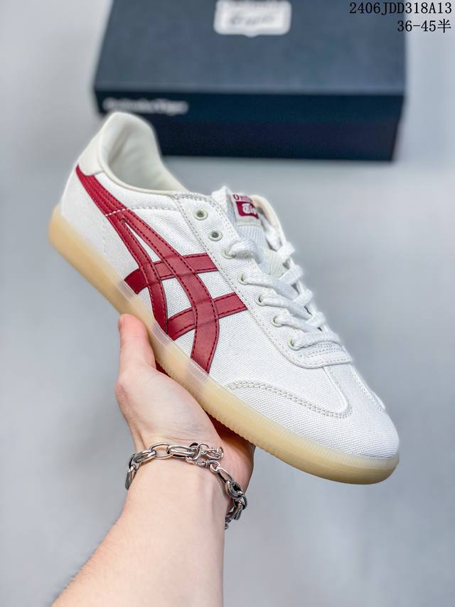 Asics 亚瑟士 男女鞋真标 日产经典老牌-鬼塚虎 Onitsuka Tiger Mexico 66经典墨西哥系列复古经典百搭板鞋休闲运动鞋慢跑鞋 采用软质牛