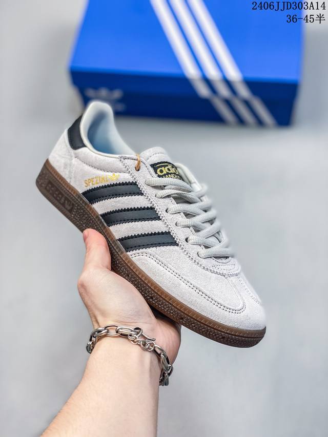 公司级阿迪达斯adidas Originals Handball Spzl 手球运动员系列百搭休闲运动板鞋 货号:Gx6989 尺码：36 36 37 38 3