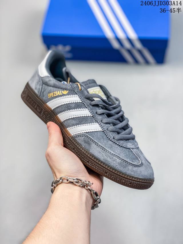 公司级阿迪达斯adidas Originals Handball Spzl 手球运动员系列百搭休闲运动板鞋 货号:Gx6989 尺码：36 36 37 38 3