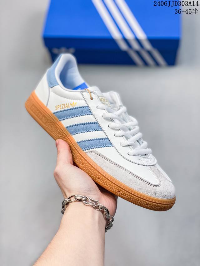 公司级阿迪达斯adidas Originals Handball Spzl 手球运动员系列百搭休闲运动板鞋 货号:Gx6989 尺码：36 36 37 38 3