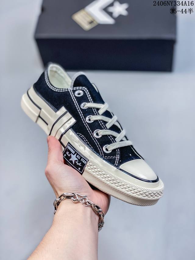 正确版本出货 1原包装黑盒原吊牌 2双层双围鞋头 converse 正式推出 Chuck 70 鞋款最新 “Lf It Ain'Tbroke,It Doesn