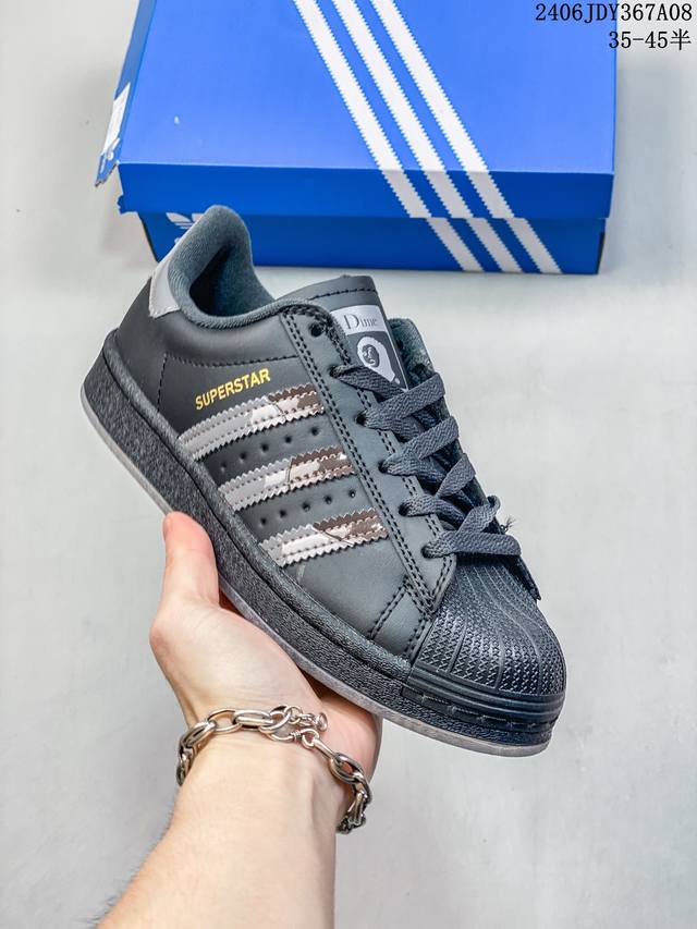 Adidas 阿迪达斯 三叶草 男女 Superstar 运动休闲鞋 Fx9087 尺码：35-45半 编码：06Jdy367A08