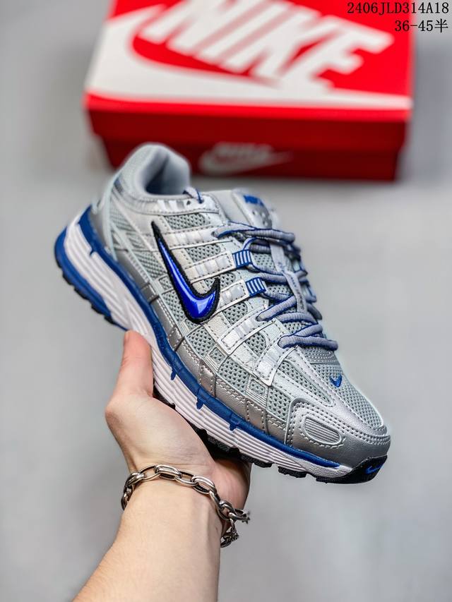 耐克nike W P-6000 逐太梦空列系复老古爹风休闲动运舒跑适鞋 货号:Bv102 01 层次鲜明线条设计 摆脱厚重外形 超轻鞋身 细节随意对比 码数：3