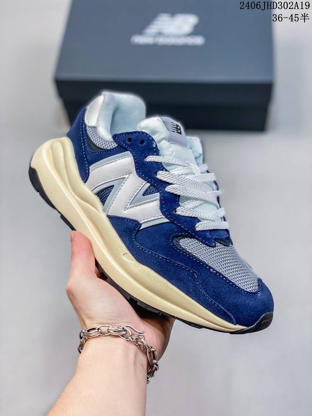 真标带半码 New Balance新百伦 Nb5740系列 货号：W5740Bwr1特别以1988年首度世面的经典574作为设计蓝本保，留574简易约衬的80S