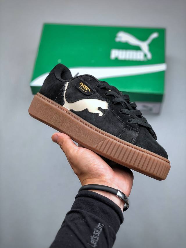 彪马puma Suede Platform Cutout Wns 标贴运动鞋 鞋款复刻，重温足球文化风潮！近日 Puma 将经典鞋款 Palermo 重新带回市