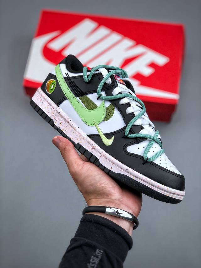 年中大促 Cs版本 Nk Dunk Low Multi Color 活力三勾 定制版解构绑带休闲板鞋 Fd4623-152 #大厂高品质出货 原装头层材料 电绣