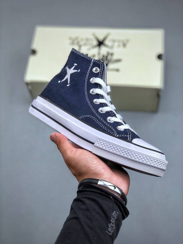 硫化工艺 Stussy X Converse Chuck Taylor 斯图西2024全新联名鞋款 海外地区同步发售 美国潮牌 斯图西stussy与匡威联手打