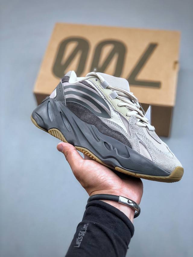 Get版本 Yeezy Boost 700V2 火山灰 侃爷椰子700 第一梯位知名厂牌同源 原鞋原楦原纸板开发打造 核心优势明显 万邦原厂客供材料 原厂巴斯夫