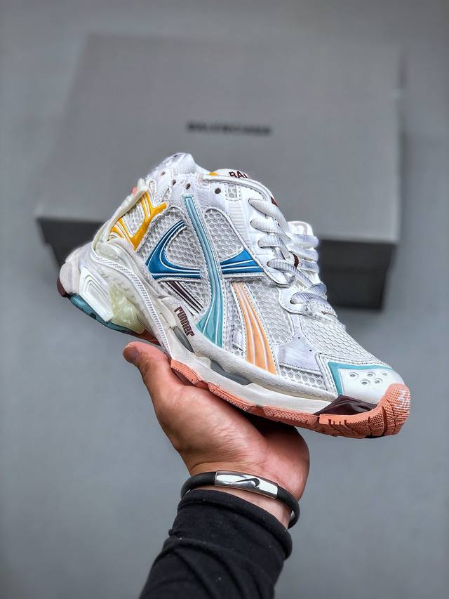 Fok版 Balenciaga Runner Sneaker 3.0慢跑系列低帮复古野跑潮流姥爹风百搭休闲运动慢跑鞋男女鞋原版一致配件防尘袋及附送鞋带#全部采用