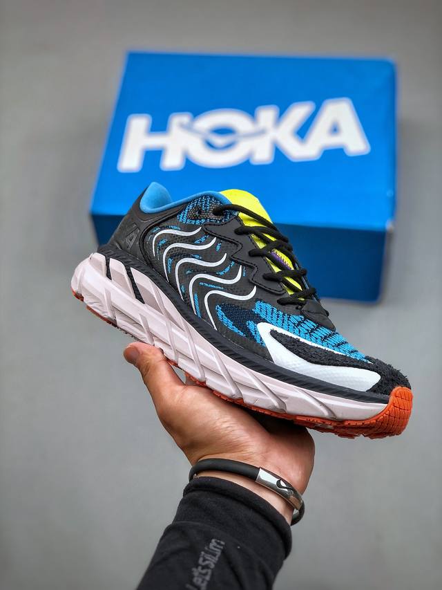 美国新兴跑鞋品牌hoka One One U Clifton Ls 克利夫顿ls系列低帮厚底轻量休闲运动慢跑鞋 尺码：36-45