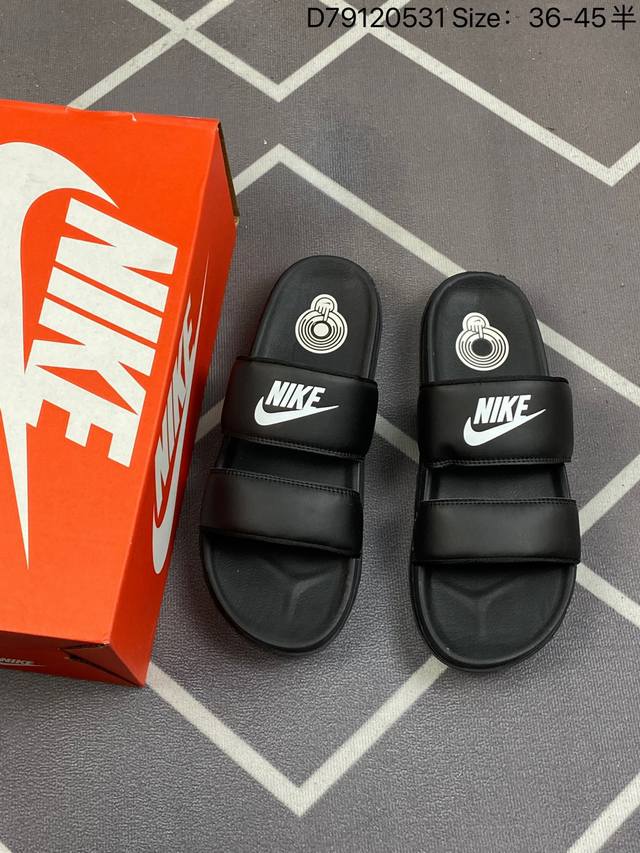 Nike Off Court Duo Slide 软底拖鞋 忍者 耐克夏季男女运动拖鞋 双带软底拖鞋 官方货号dc0496-100 编码：D79120531 S