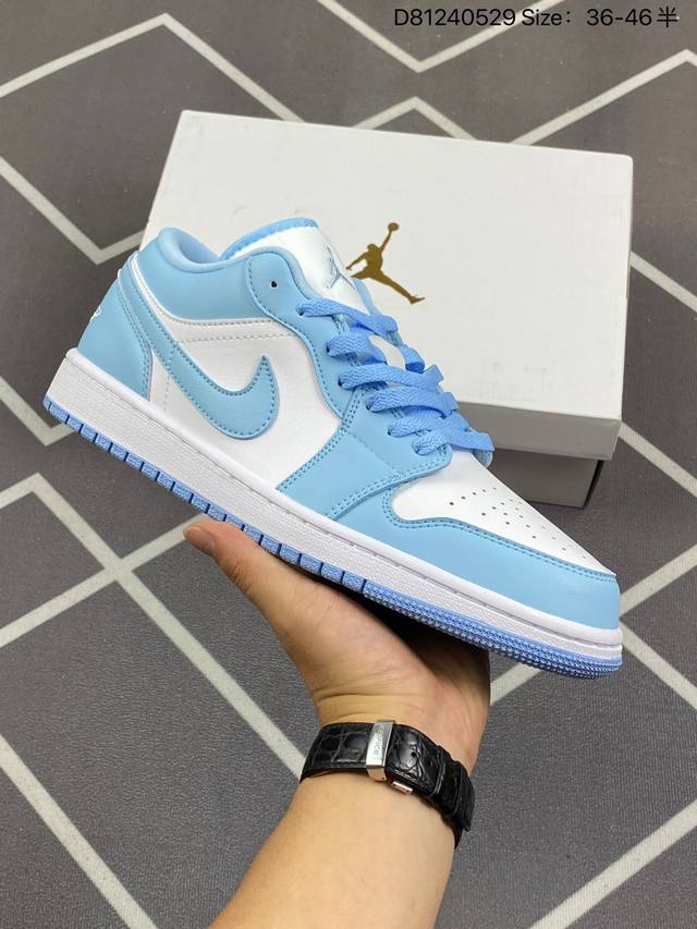 Air Jordan 1 Low 低帮 aj1乔1低帮休闲板鞋 同步官方配色 市场唯一独家头层皮打造 原鞋原档案开发 原厂皮料 原档冲孔鞋头 正确满胶鞋垫 四线