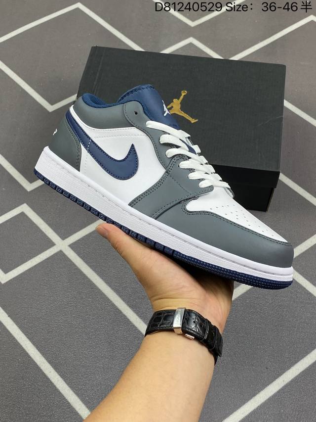 Air Jordan 1 Low 低帮 aj1乔1低帮休闲板鞋 同步官方配色 市场唯一独家头层皮打造 原鞋原档案开发 原厂皮料 原档冲孔鞋头 正确满胶鞋垫 四线