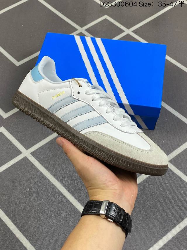 公司级阿迪达斯adidas Originals Samba Og桑巴舞系列绅士德训足球风百搭低帮休闲运动板鞋 货号:Id2055 尺码： 35.5 36 36