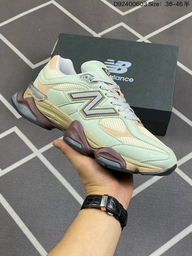 Nb 新百伦 New Balance Nb9060小象蹄男女款9060舒适百搭老爹鞋。全新 9060 款式将经典风格与现代设计融合到日常多功能性中。 9060