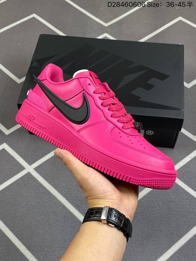 Ambush X Nk Air Force 1‘07 Low ”Phantom“ 联名款 空军一号低帮休闲板鞋 货号:Dv3464-100 #鞋款鞋身以及内衬均