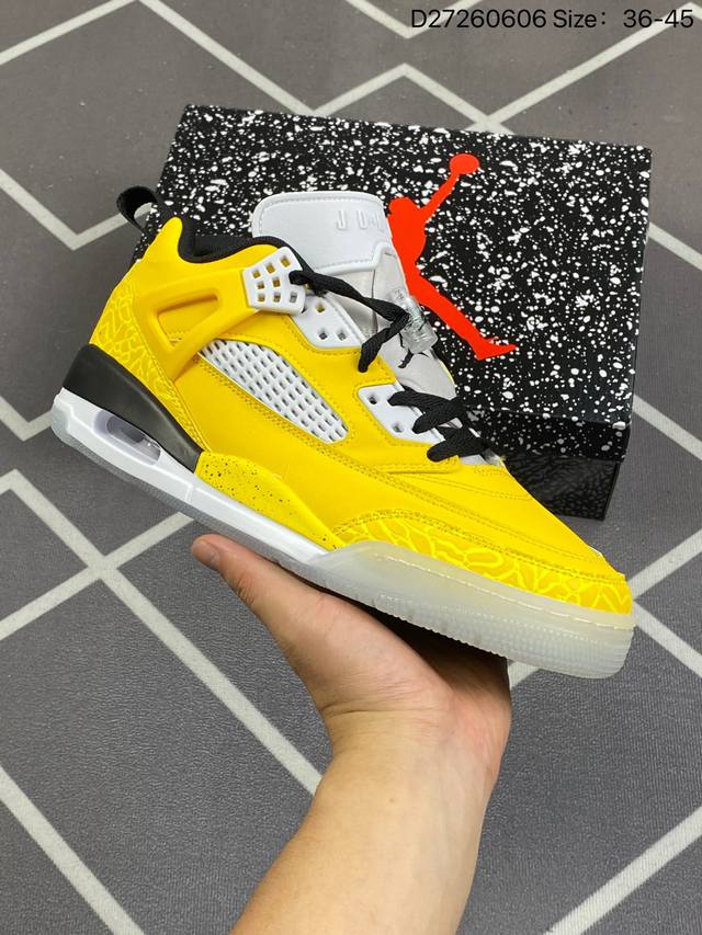 Air Jordan 3.5 Spizike Low Lightning 低帮 黄灰 Aj3.5 乔丹3.5代 Aj3.5 乔3.5 低邦 电母斯派克李 乔丹篮