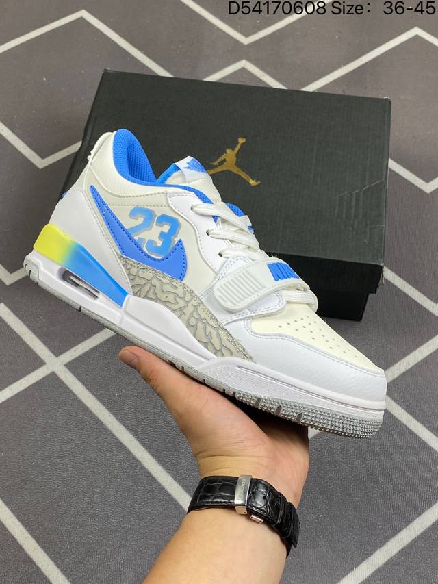 真标耐克nike Air Jordan Legacy 312 Low”White Pine Green“乔丹最强三合一混合版本低帮文化休闲运动篮球鞋 货号:Fj