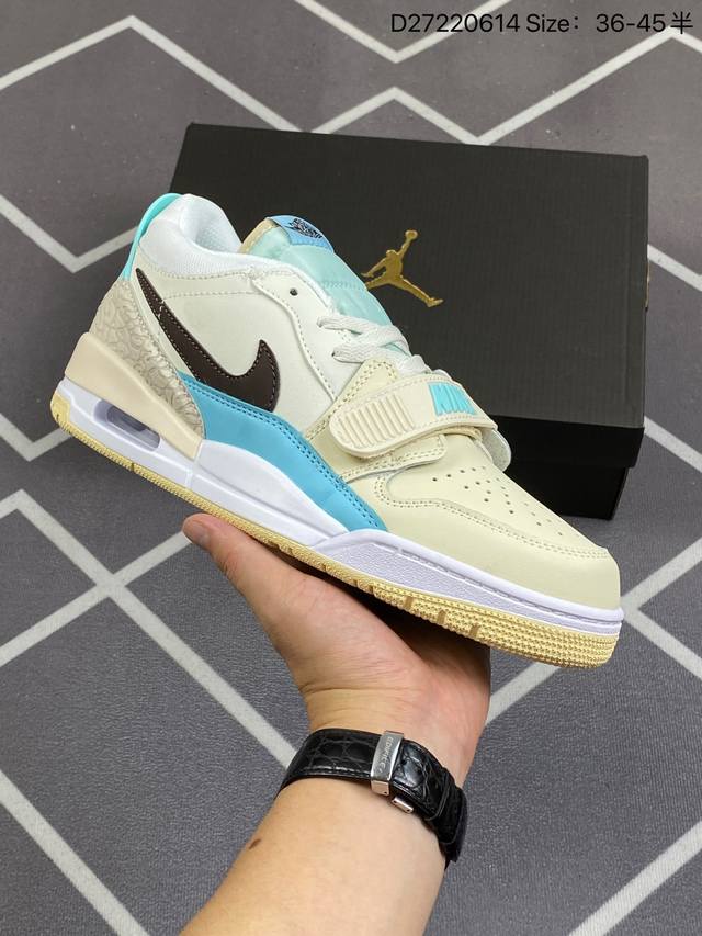 真标带半码 nike 耐克 Air Jordan Legacy 312乔丹 低帮气垫 缓震 休闲运动板鞋 d27220614 Size：36-45半