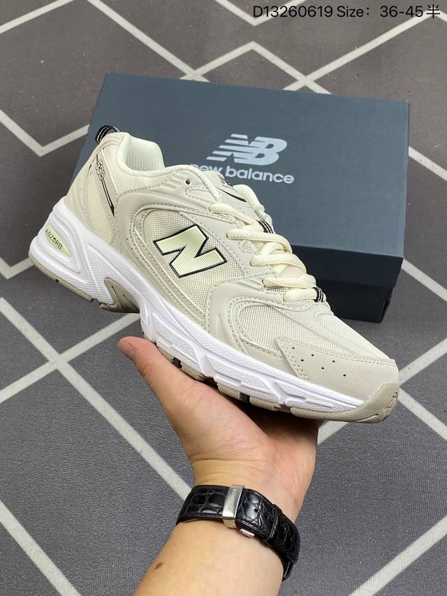 新百伦 Nb530 New Balance 530 复跑古鞋nb530这鞋双确实是nb家经复典古款式之一，以全科新技诠释，成打功造530鞋款。鞋面保在持530基