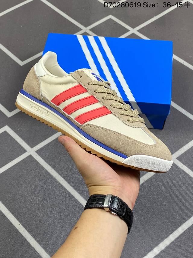 Adidas 阿迪达斯originals Sl 72 情侣低帮运动休闲鞋ycd034嘿siri给丽珊宝 d70280619 Size：36-45半