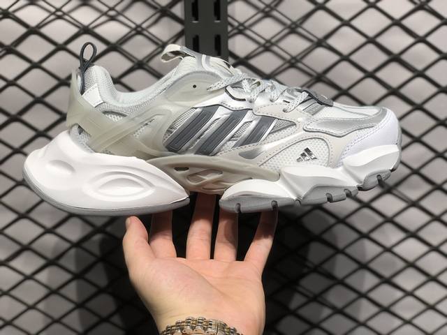 放店190 阿迪达斯adidas Xlg Runner Deluxe 跑步者豪华版系列低帮厚底增高老爹风复古缓震休闲运动慢跑鞋 原楦原纸版开发版型 采用硬质牛剖