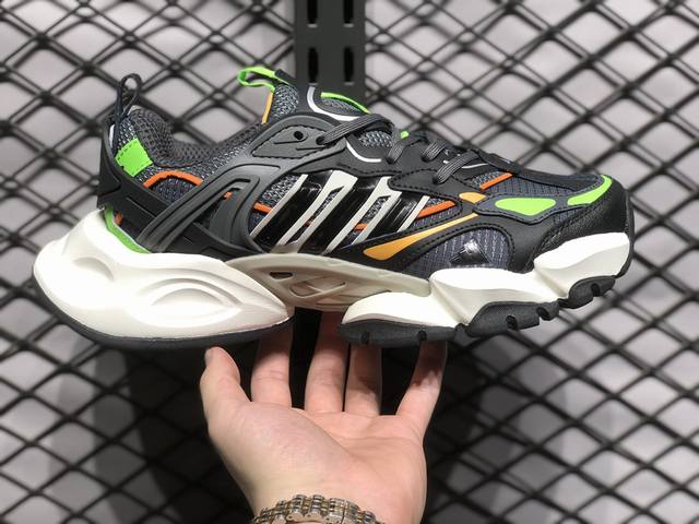 放店190 adidas Xlg Runner Deluxe 系列低帮老爹风增高复古中性休闲运动慢跑鞋 货号：Ih7801 尺码：36 36.5 37 38 3