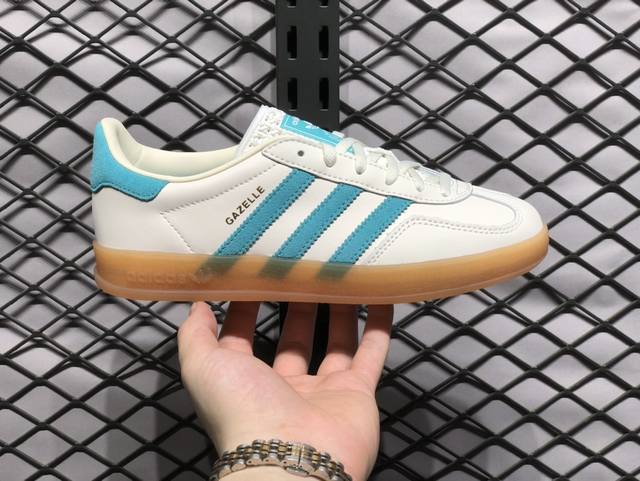 放店 adidas Originals Gazelle Indoor 三叶草复古休闲防滑耐磨低帮板鞋 #原厂原数据版型 皮料切割干净无任何毛边 鞋型细节完美 超