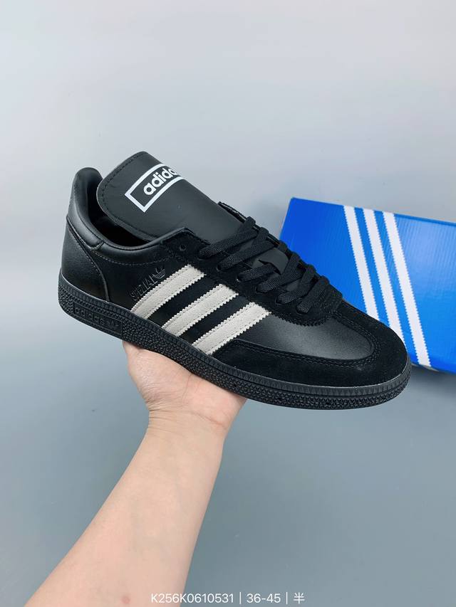 Adidas Originals Handball Spzl 阿迪达斯 低帮 舒适潮流轻便耐磨防滑低帮板鞋男女同鞋 size：如图 编码：K256K061053