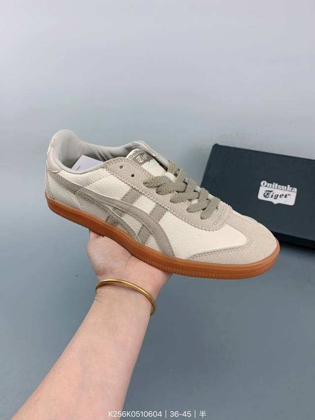 亚瑟士asics Onitsuka Tiger Tokuten 鬼家虎 德训低帮休闲板鞋 size：如图 编码：K256K0510603