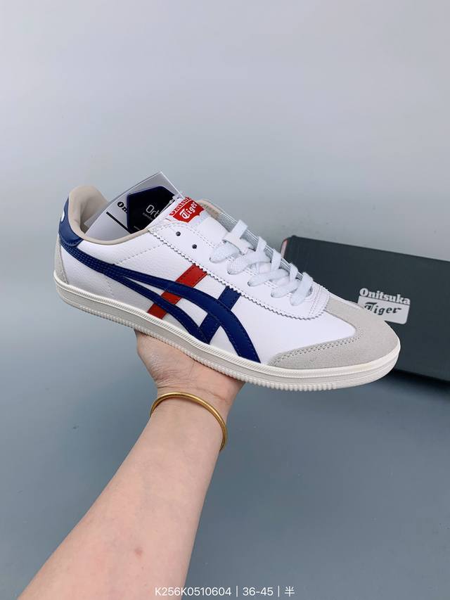 亚瑟士asics Onitsuka Tiger Tokuten 鬼家虎 德训低帮休闲板鞋 size：如图 编码：K256K0510603