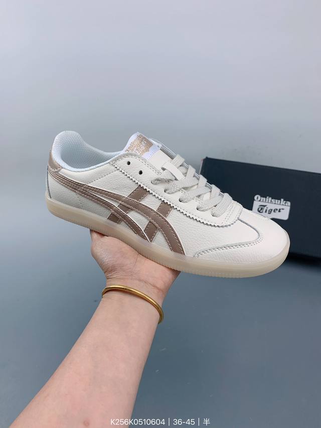 亚瑟士asics Onitsuka Tiger Tokuten 鬼家虎 德训低帮休闲板鞋 size：如图 编码：K256K0510603