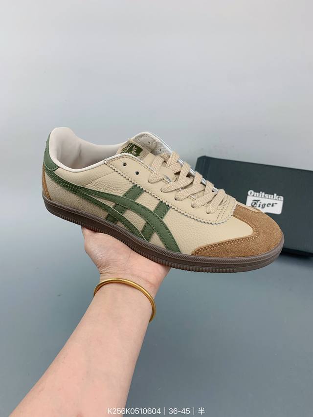 亚瑟士asics Onitsuka Tiger Tokuten 鬼家虎 德训低帮休闲板鞋 size：如图 编码：K256K0510603