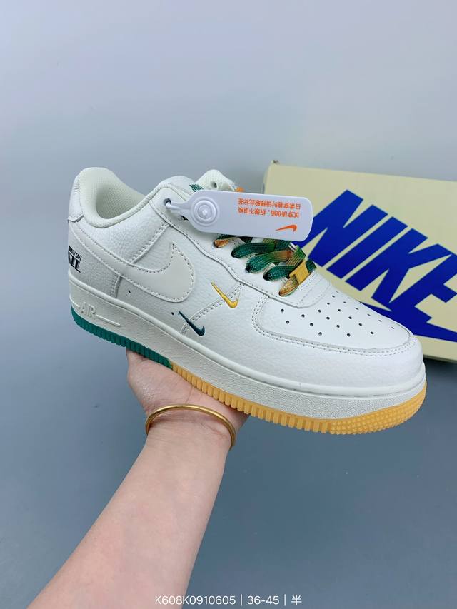 Nike Air Force 1 '07 Low “Nba联名”空军一号 中帮 运动鞋 休闲鞋 折边针车 工艺难度大 原楦头原纸板 原装鞋盒 定制五金配件 内置