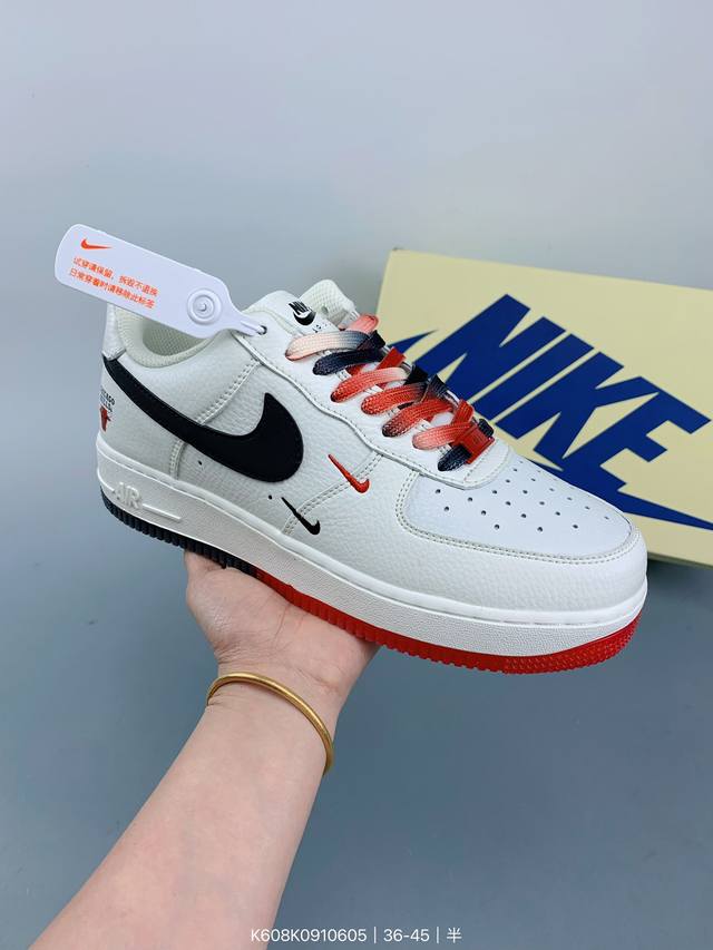 Nike Air Force 1 '07 Low “Nba联名”空军一号 中帮 运动鞋 休闲鞋 折边针车 工艺难度大 原楦头原纸板 原装鞋盒 定制五金配件 内置