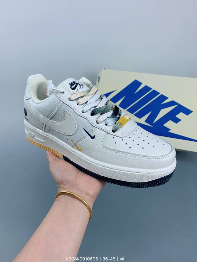 Nike Air Force 1 '07 Low “Nba联名”空军一号 中帮 运动鞋 休闲鞋 折边针车 工艺难度大 原楦头原纸板 原装鞋盒 定制五金配件 内置