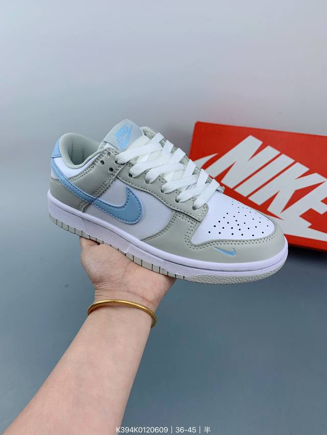 耐克nike Sb Dunk Low 扣篮系列复古低帮休闲运动滑板板鞋。采用脚感柔软舒适zoomair气垫，有效吸收滑板等极限运动在落地时带来的冲击力，为街头运