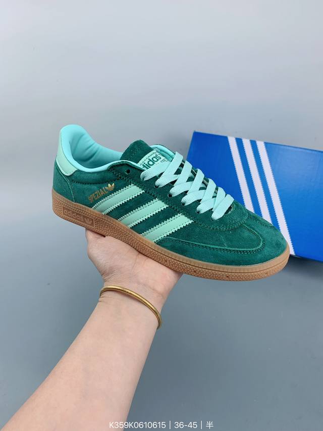 Adidas Originals Handball Spzl 阿迪达斯 低帮 舒适潮流轻便耐磨防滑低帮板鞋 size：如图 编码：K359K0610615