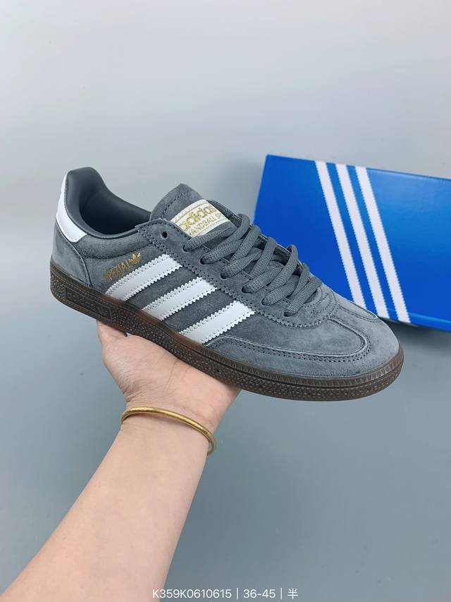 Adidas Originals Handball Spzl 阿迪达斯 低帮 舒适潮流轻便耐磨防滑低帮板鞋 size：如图 编码：K359K0610615