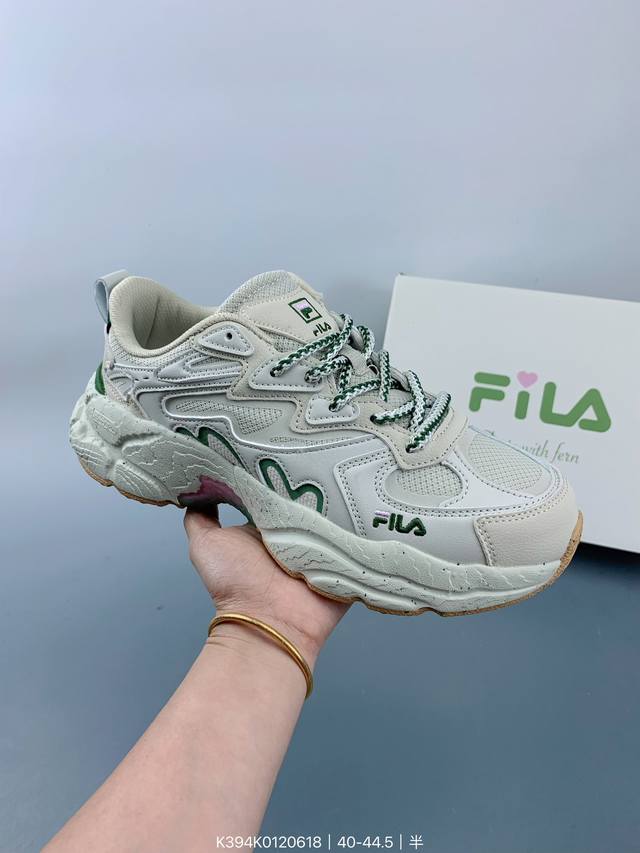 P230 Fila 斐乐 Fern 百搭舒适 休闲鞋 size：如图 编码：K394K0 618