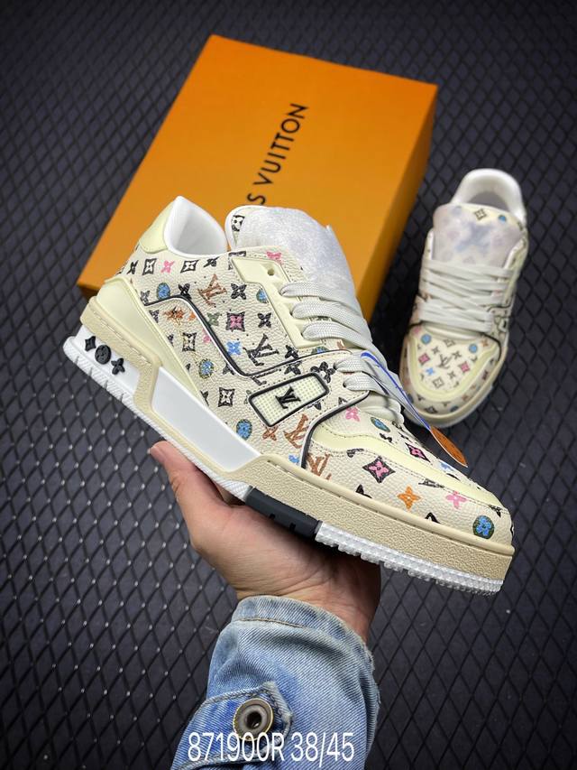 Tyler X Louis Vuitton 路易威登 Lv Trainer 联名款 低帮休闲板鞋 海淘代购同渠道品质 高端零售 外贸充正专供 原版购入开发 Zp