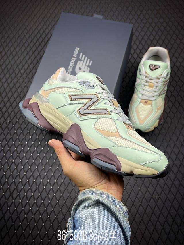 公司级 Joe Freshgoods X New Balance 9060 系列 复古休闲运动老爹鞋 该系列承袭990系列设计元素而生 鞋面由空间网格及磨砂鞋面