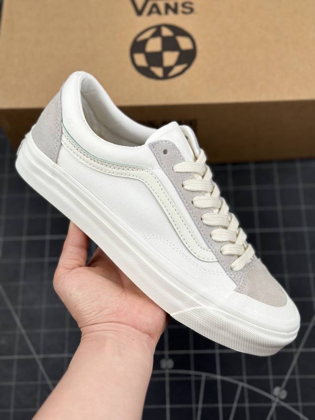 本地 核心私 vans Old Skool Reissue 136 范斯官方 高阶支线 全新包头系列低帮休闲板鞋 #可拆卸轻量化抗疲劳鞋垫 舒适升级 鞋头月牙包