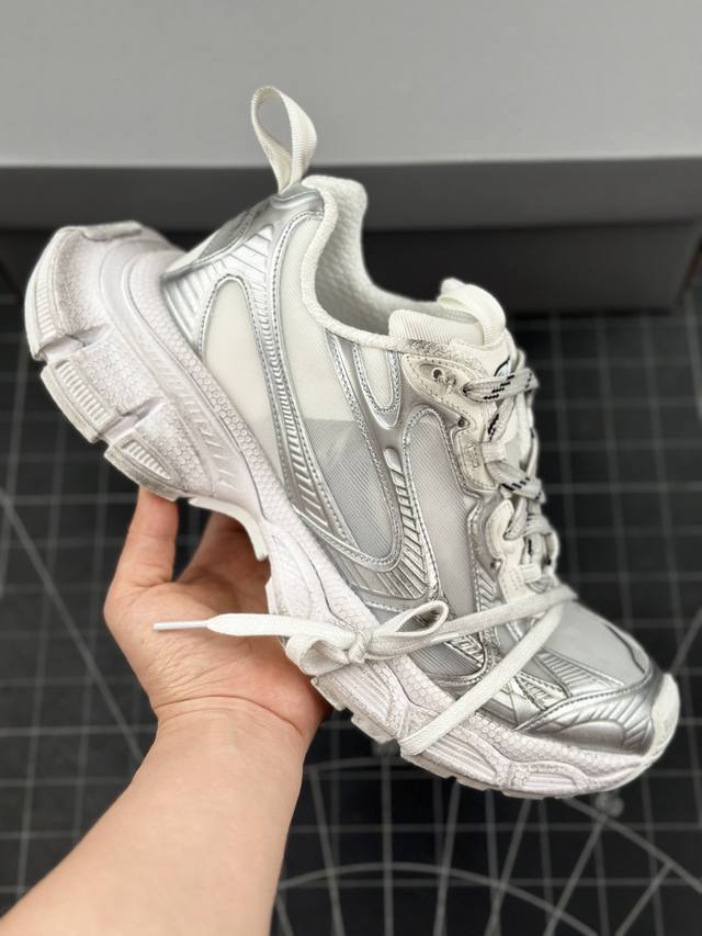 本地 核心私 I8版 法国高端奢侈品牌-巴黎世家balenciaga 3Xl Sneakers 3+系列低帮复古阔型底姥爹风潮流百搭休闲慢跑鞋 男女鞋配件防尘袋