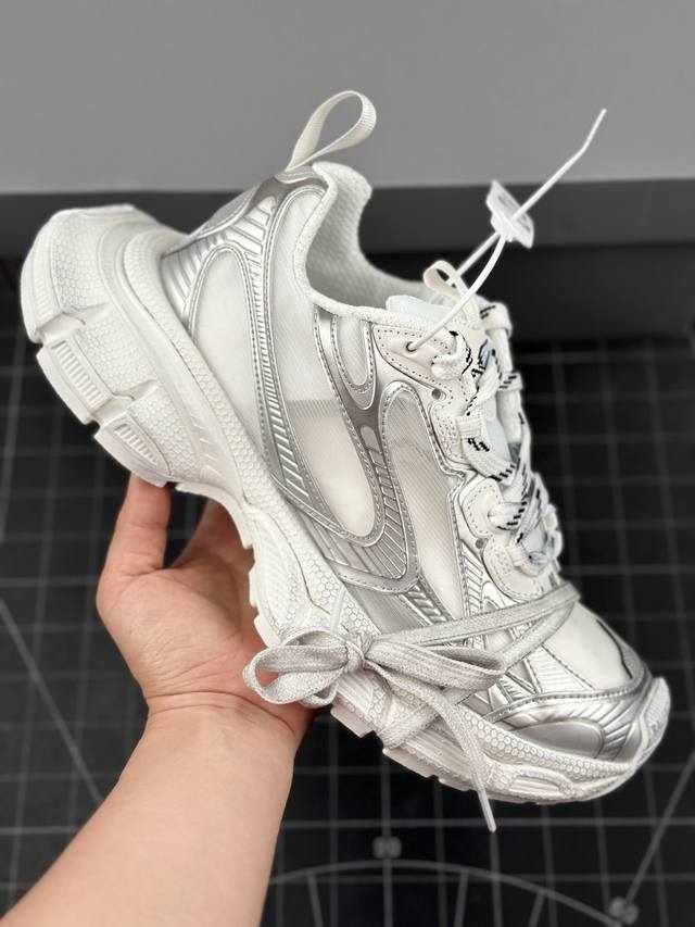 本地 核心私 Vg版 法国高端奢侈品牌-巴黎世家balenciaga 3Xl Sneakers 3+系列低帮复古阔型底姥爹风潮流百搭休闲慢跑鞋 男女鞋配件防尘袋