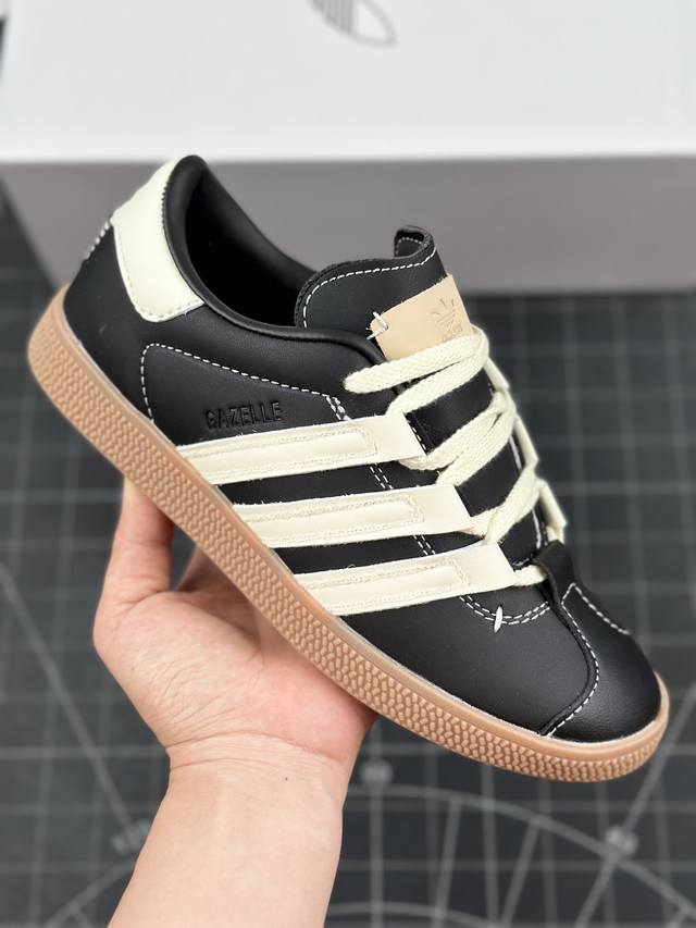 本地 核心私 公司级阿迪达斯 Adidas Gazelle 三叶草复古休闲防滑耐磨低帮鞋 adidas Originals Xfoot Industry Gaz