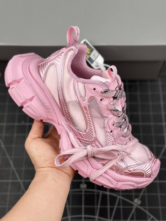 本地 核心私 Ok版 法国高端奢侈品牌-巴黎世家balenciaga 3Xl Sneakers 3+系列低帮复古阔型底姥爹风潮流百搭休闲慢跑鞋 男女鞋配件防尘袋